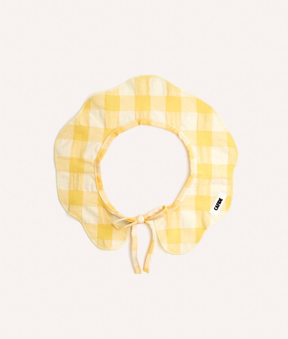CAFIDE Bandana-Halsband Lola Vichy-Muster Gelb