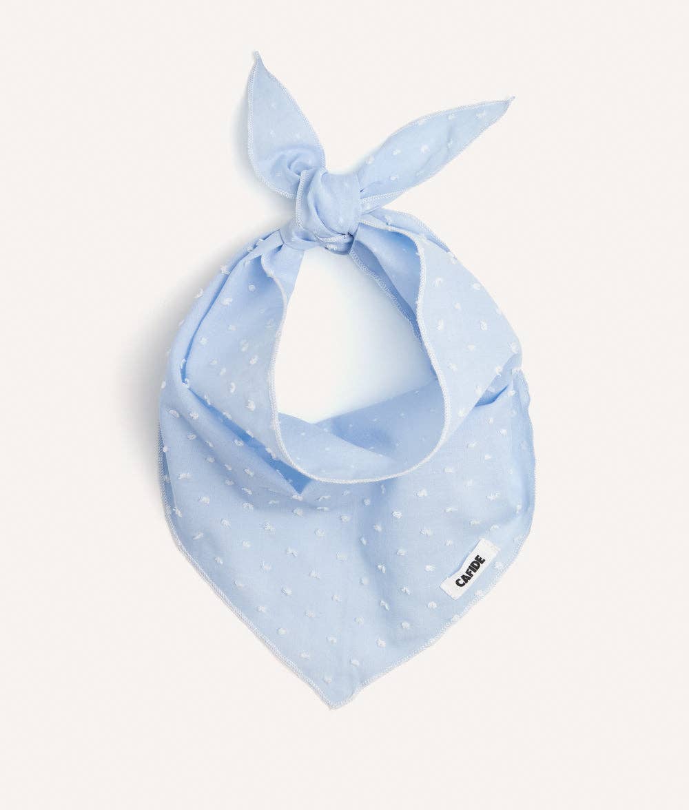 CAFIDE Hundebandana Plumeti Blau – Creme