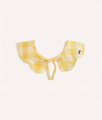 CAFIDE Bandana-Halsband Lola Vichy-Muster Gelb