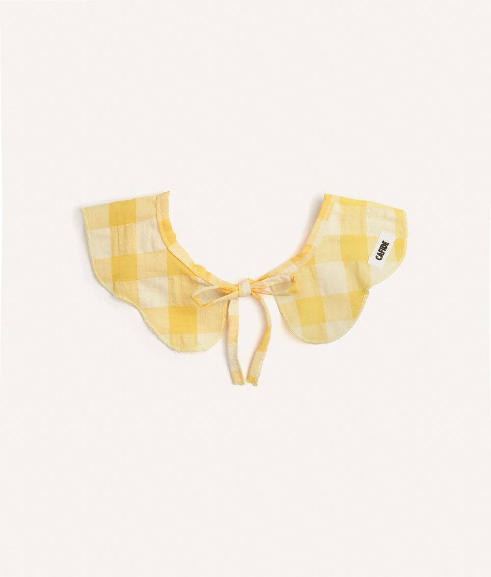 CAFIDE Bandana-Halsband Lola Vichy-Muster Gelb
